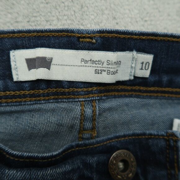 Levi's 512 Jeans Women's Size 10S Blue High-Rise Slimming Bootcut 29" inseam - Picture 11 of 16